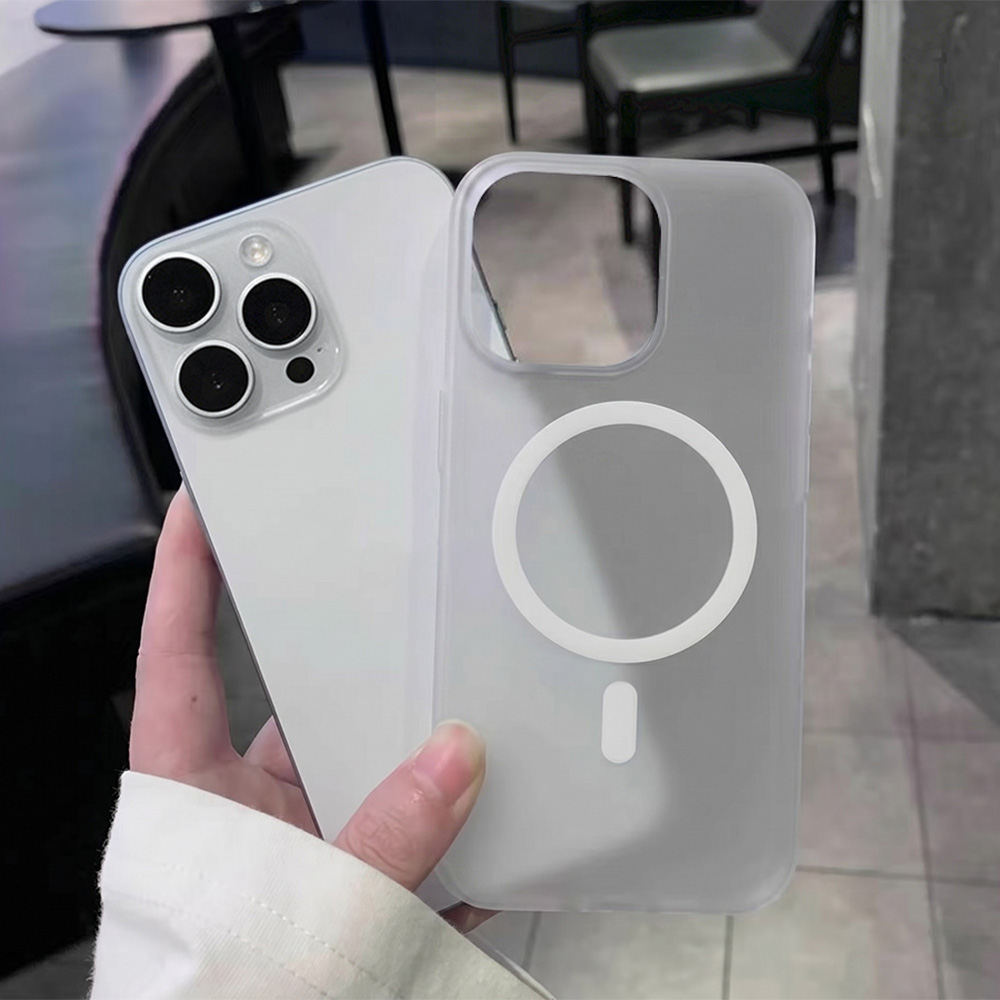 Ring Stand Case - Casing Ponsel Magnetik Matte Lembut Ultra