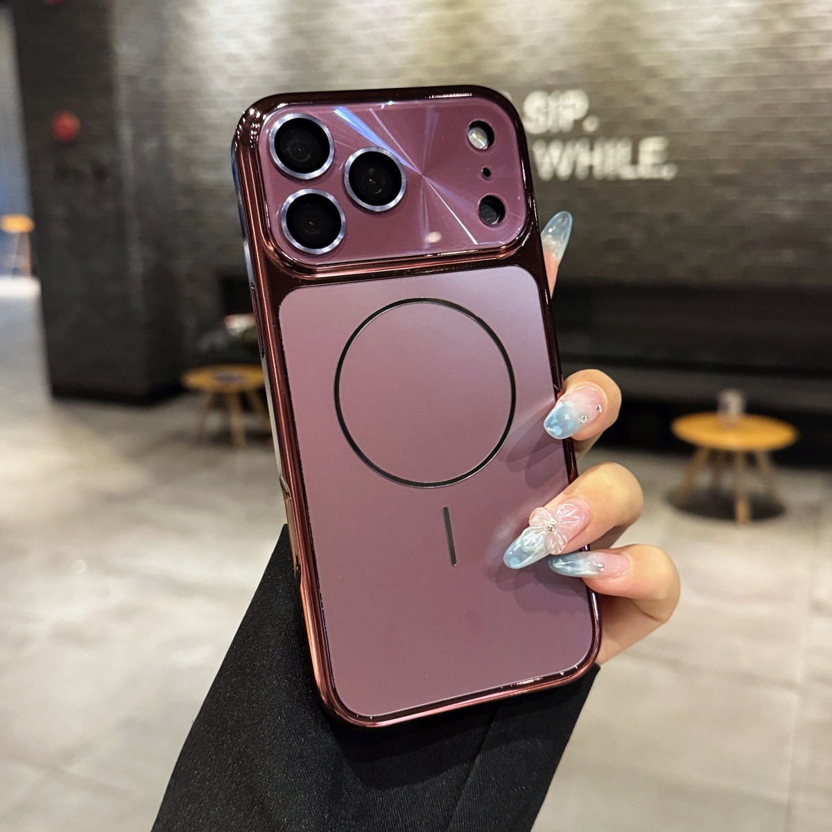 Luxury Plating Case - Casing Pelindung Kamera TPU Berlapis Mewah