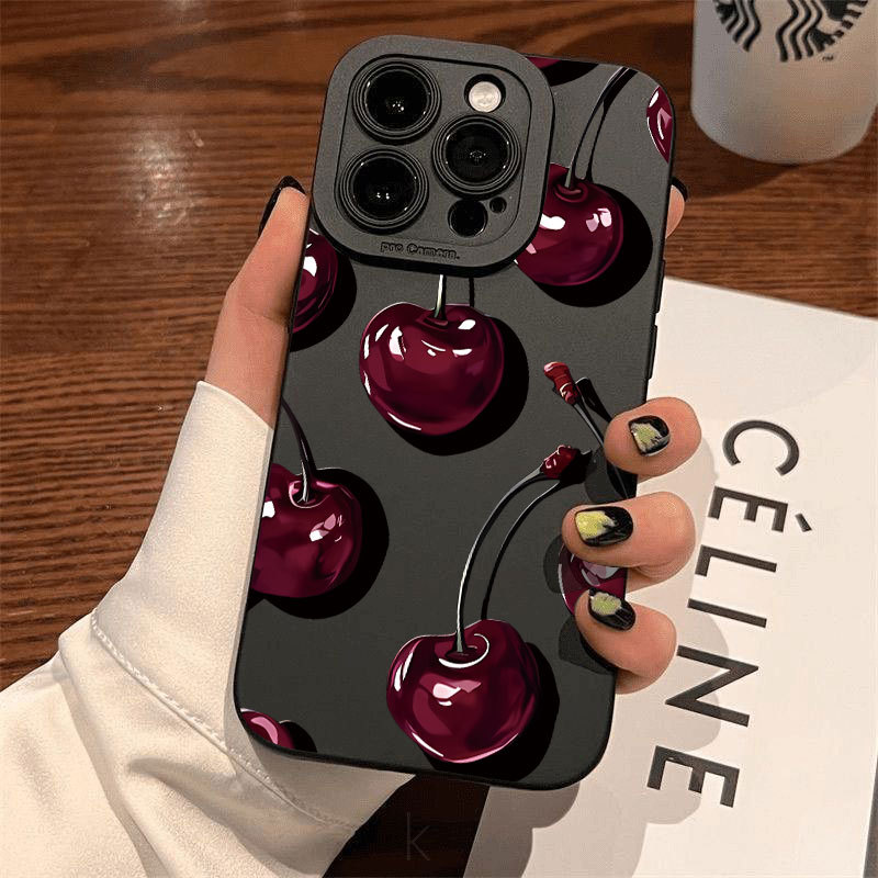 Phone Cases Cherry - Casing HP Cherry untuk iPhone 17