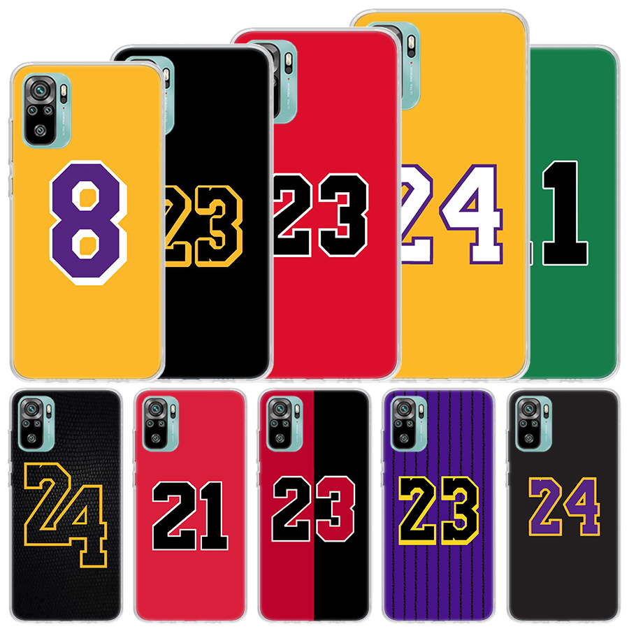 Phone Cases Jordan - Casing Lunak Nomor Basket 23 24