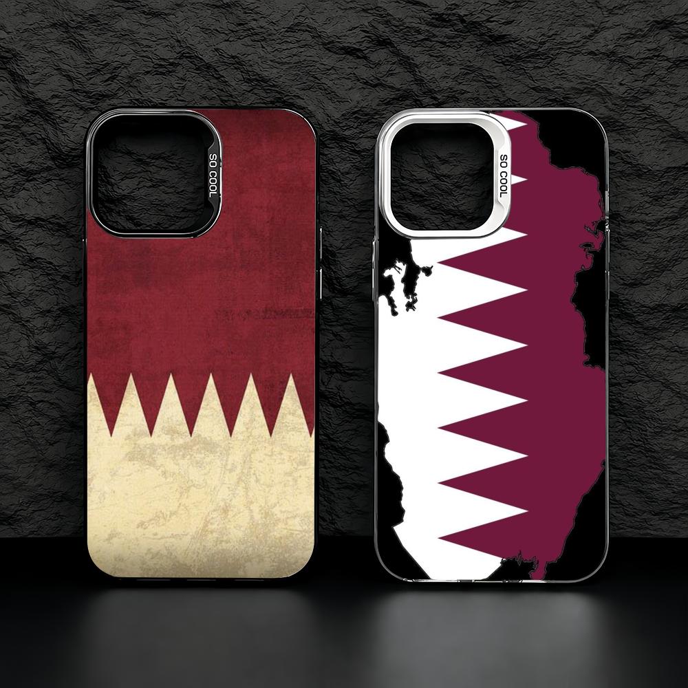 Phone Cases Qatar - Casing Ponsel Bendera Qatar untuk iPhone