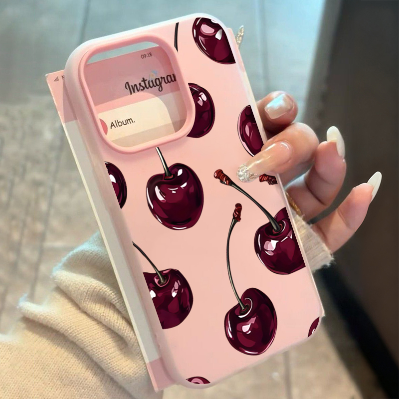 Phone Cases Cherry - Casing HP Jelly Ceri Merah Untuk
