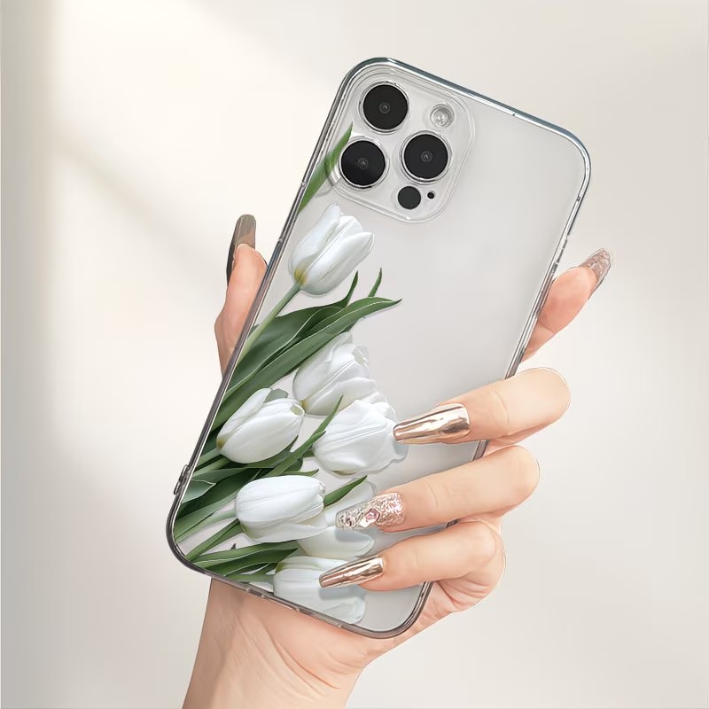 Phone Cases Xr Iphone - Casing Ponsel Motif Tulip Untuk iPhone