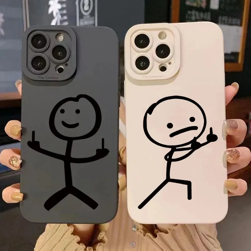 Phone Cases Xr Iphone - Casing HP Silikon Matte Motif Kartun