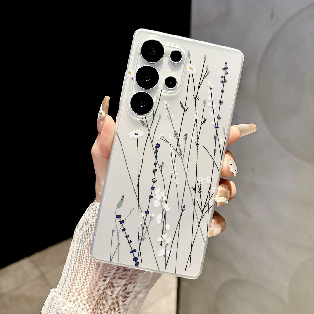 Phone Cases Wildflower - Casing Ponsel Matte untuk Samsung Galaxy