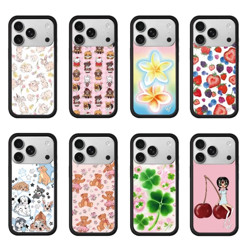 Phone Cases Wildflower - Casing HP Wildflower Strawberry Cherry Pastel
