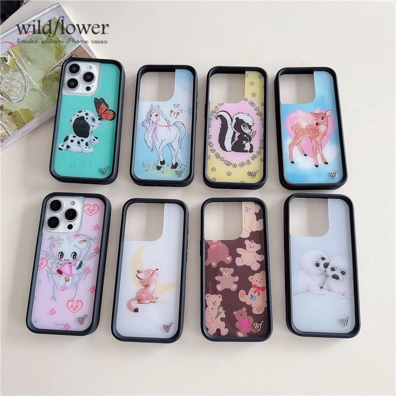Phone Cases Wildflower - Casing HP Wildflower ins Fawn Angel