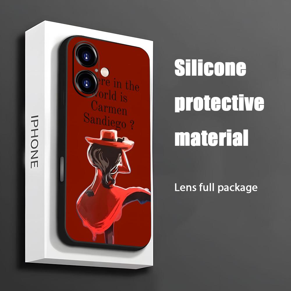 Phone Cases Xr Iphone - Casing Ponsel Kartun Carmen Sandiego Populer