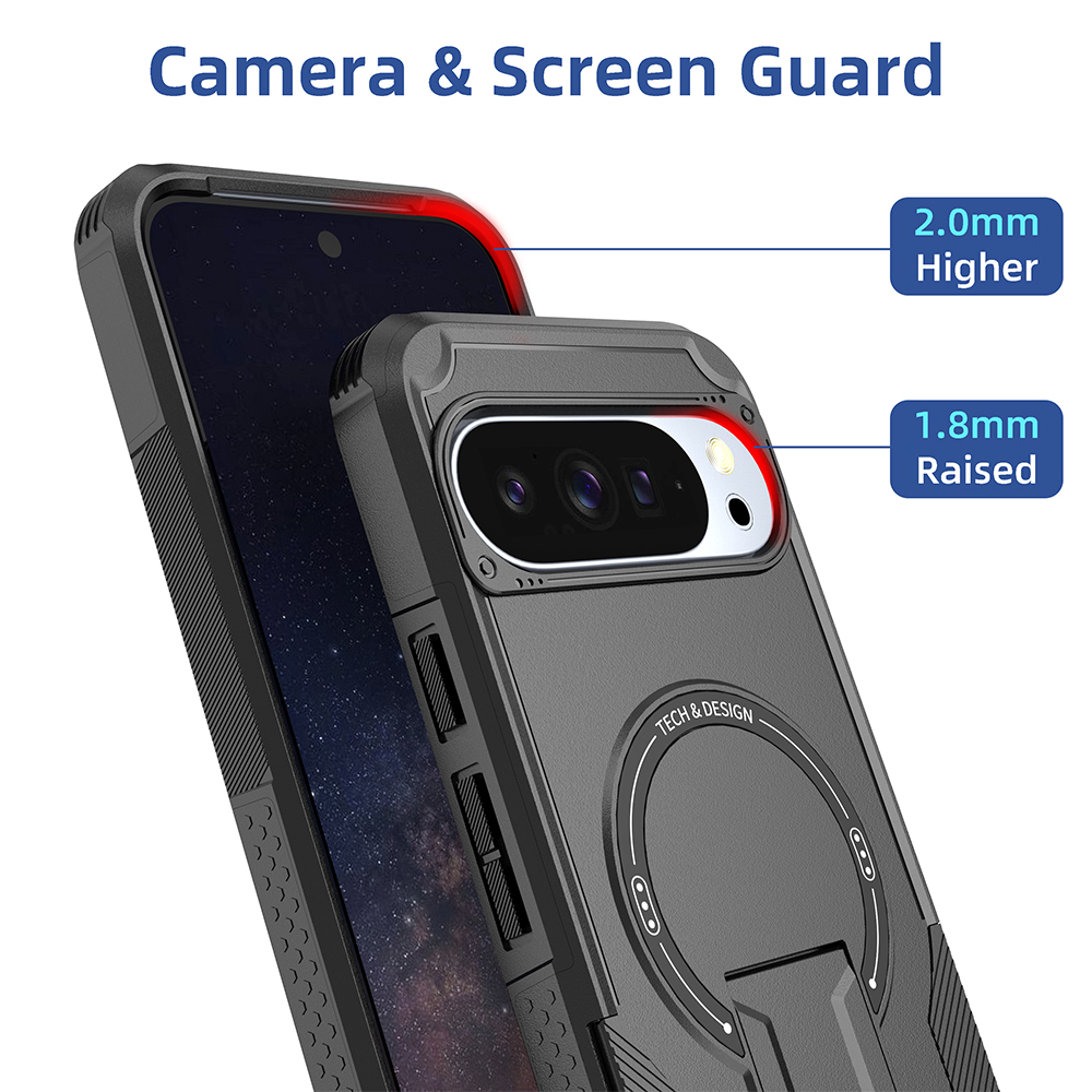 Ring Stand Case - Casing Magnetik Armor Mewah untuk Google