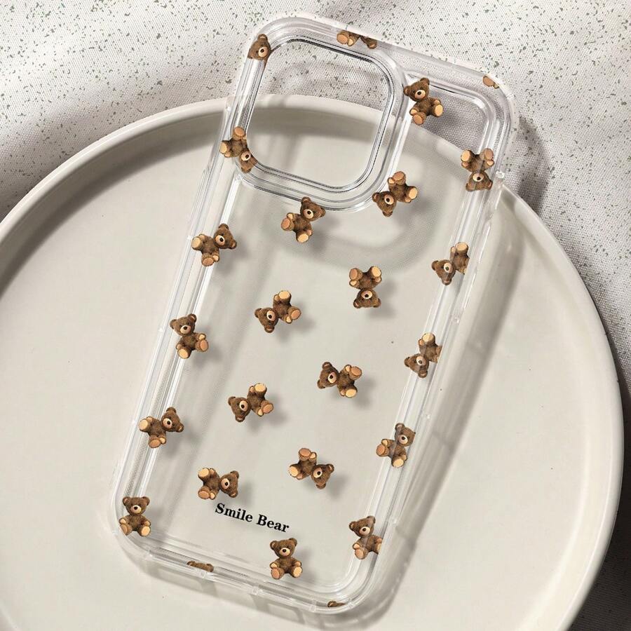 Phone Cases Xr Iphone - Casing Ponsel Gambar Beruang Bunga untuk