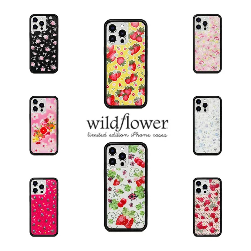 Phone Cases Wildflower - Casing Ponsel Motif Bunga Liar dan