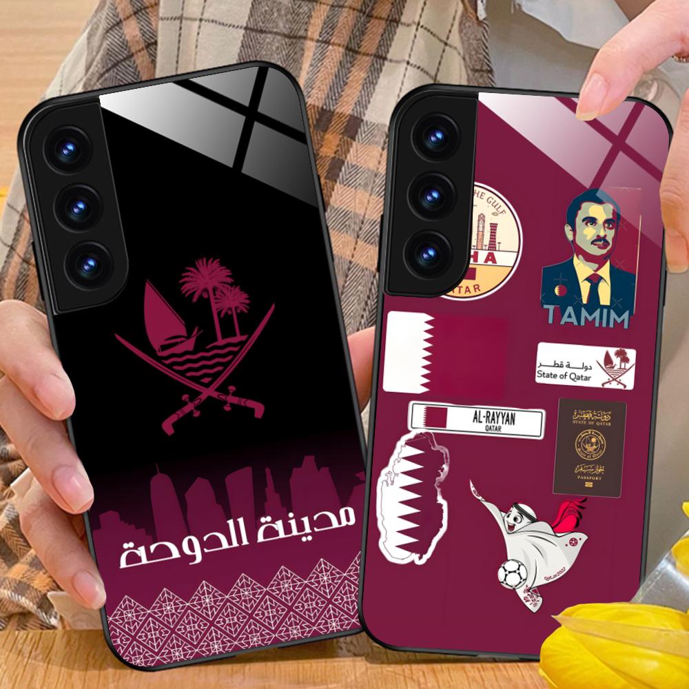 Phone Cases Qatar - Casing Handphone Bendera Qatar untuk Samsung