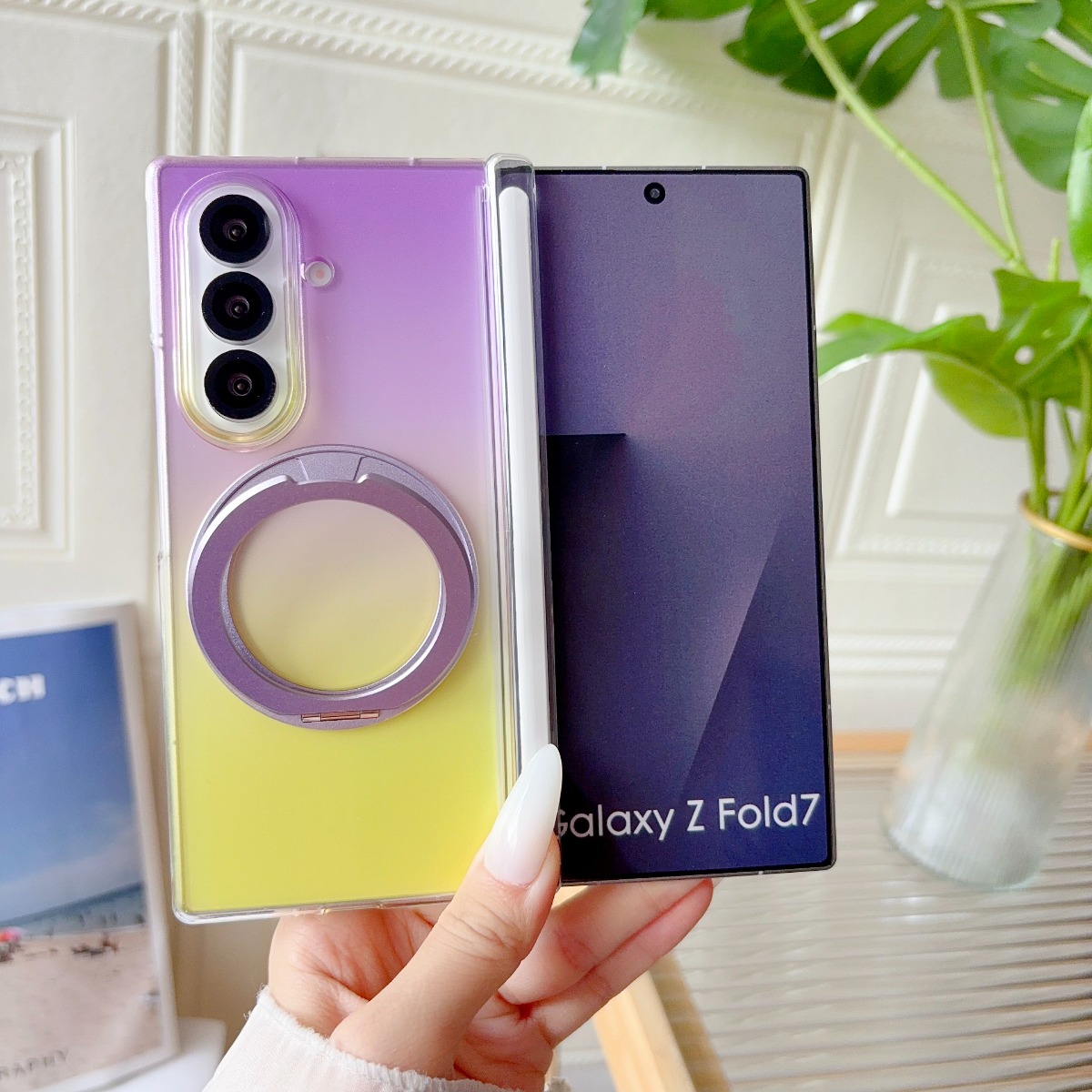 Ring Stand Case - Casing Ponsel Magnetik dengan Cincin Putar