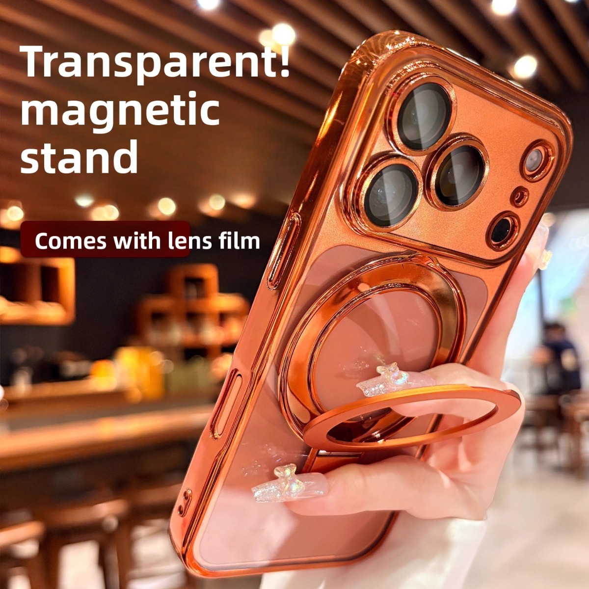 Ring Stand Case - Casing Ponsel Magnetik Magsafe untuk iPhone