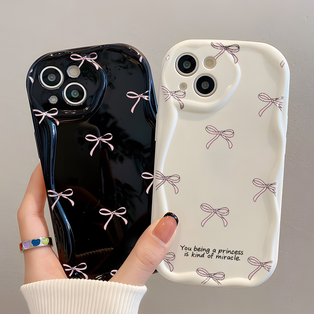 Phone Cases Dior - Sarung ponsel tepi bergelombang, pelindung ponsel