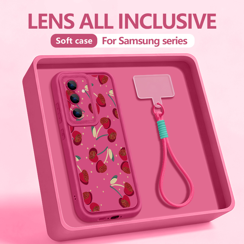 Phone Cases Cherry - Casing Ponsel Motif Ceri Kecil dengan