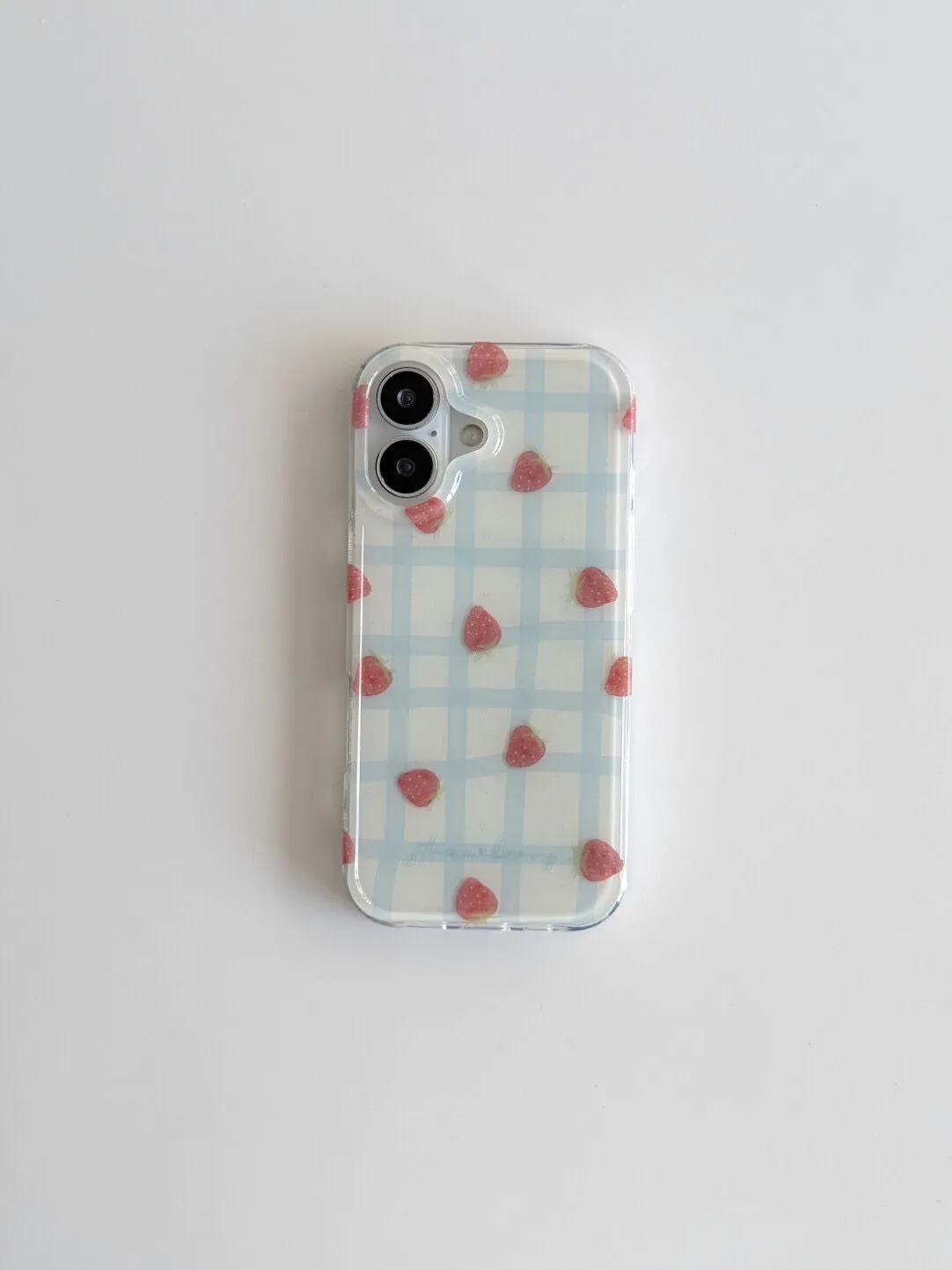 Phone Cases Green - Casing HP Mewah Motif Kotak Biru