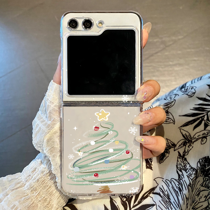 Phone Cases Z Fold 4 - Casing Ponsel Pohon Natal untuk Samsung