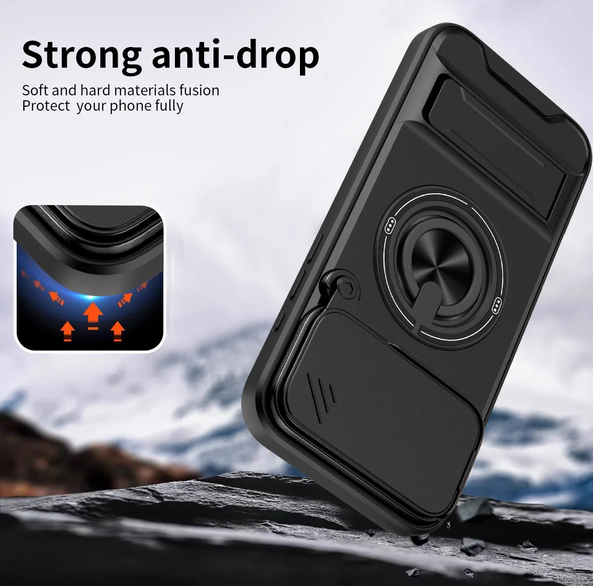 Casing Ponsel Magnetik untuk i - Ring Stand Case ulasan dan harga
