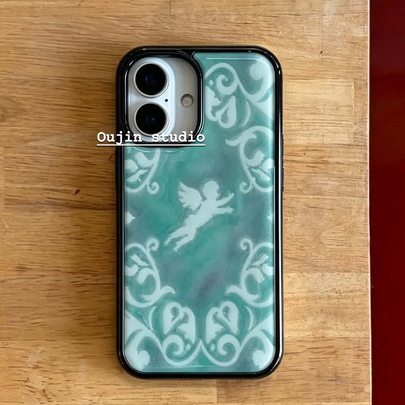 Casing HP Motif Barok Hijau Mi - Phone Cases Green ulasan dan harga