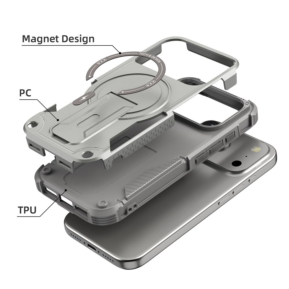 Casing Magnetik Anti Benturan  - Ring Stand Case ulasan dan harga