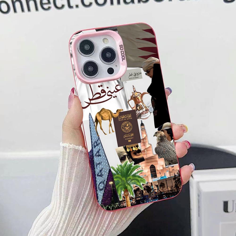 Casing Ponsel Transparan Warna - Phone Cases Qatar ulasan dan harga