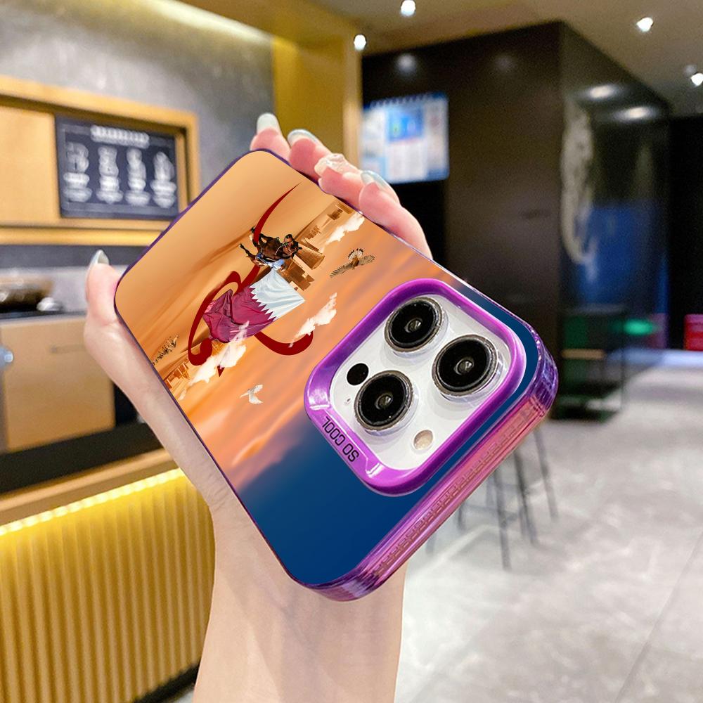 Casing Ponsel Transparan Warna - Phone Cases Qatar ulasan dan harga