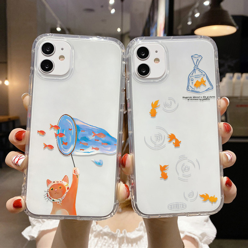 Casing HP Transparan Motif Ika - Phone Cases Xr Iphone ulasan dan harga