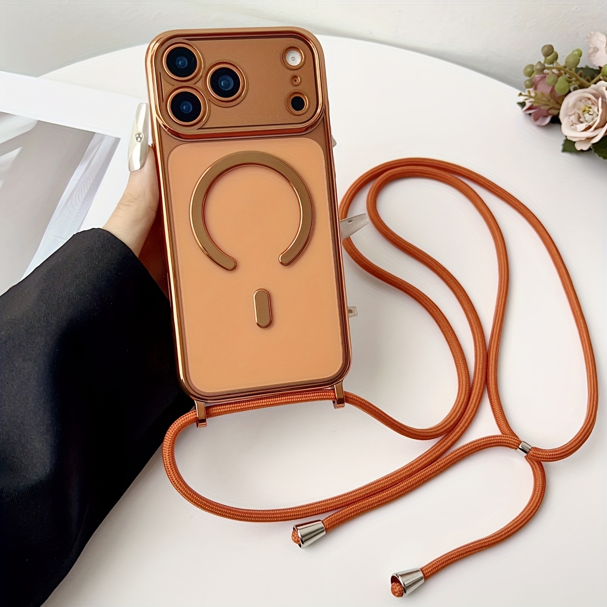 Casing Ponsel Transparan Magne - Luxury Plating Case ulasan dan harga