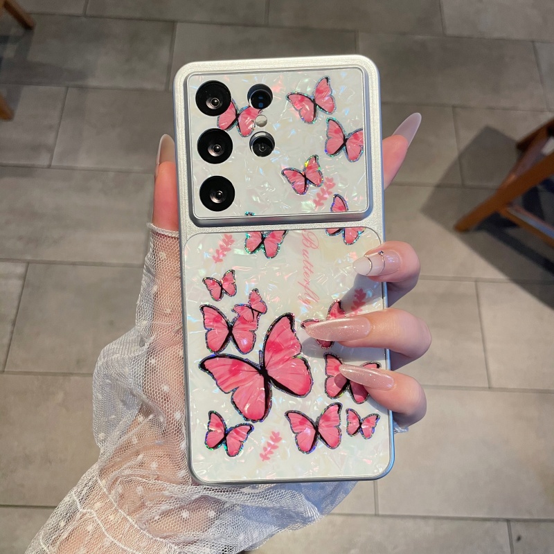 Casing Pola Cangkang Kupu-kupu - Luxury Plating Case ulasan dan harga