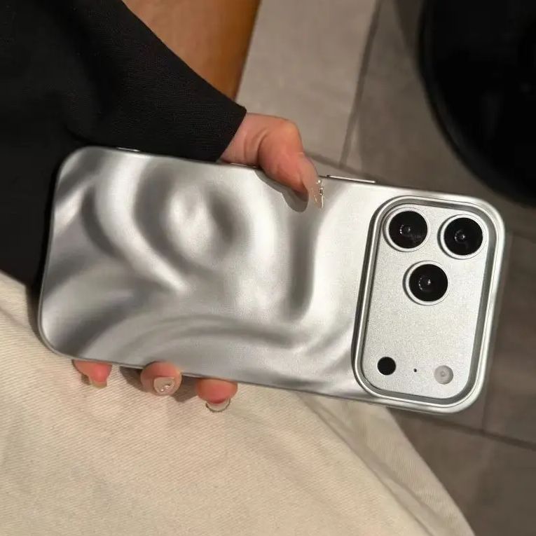 Casing Mewah Bergelombang Warn - Luxury Plating Case ulasan dan harga
