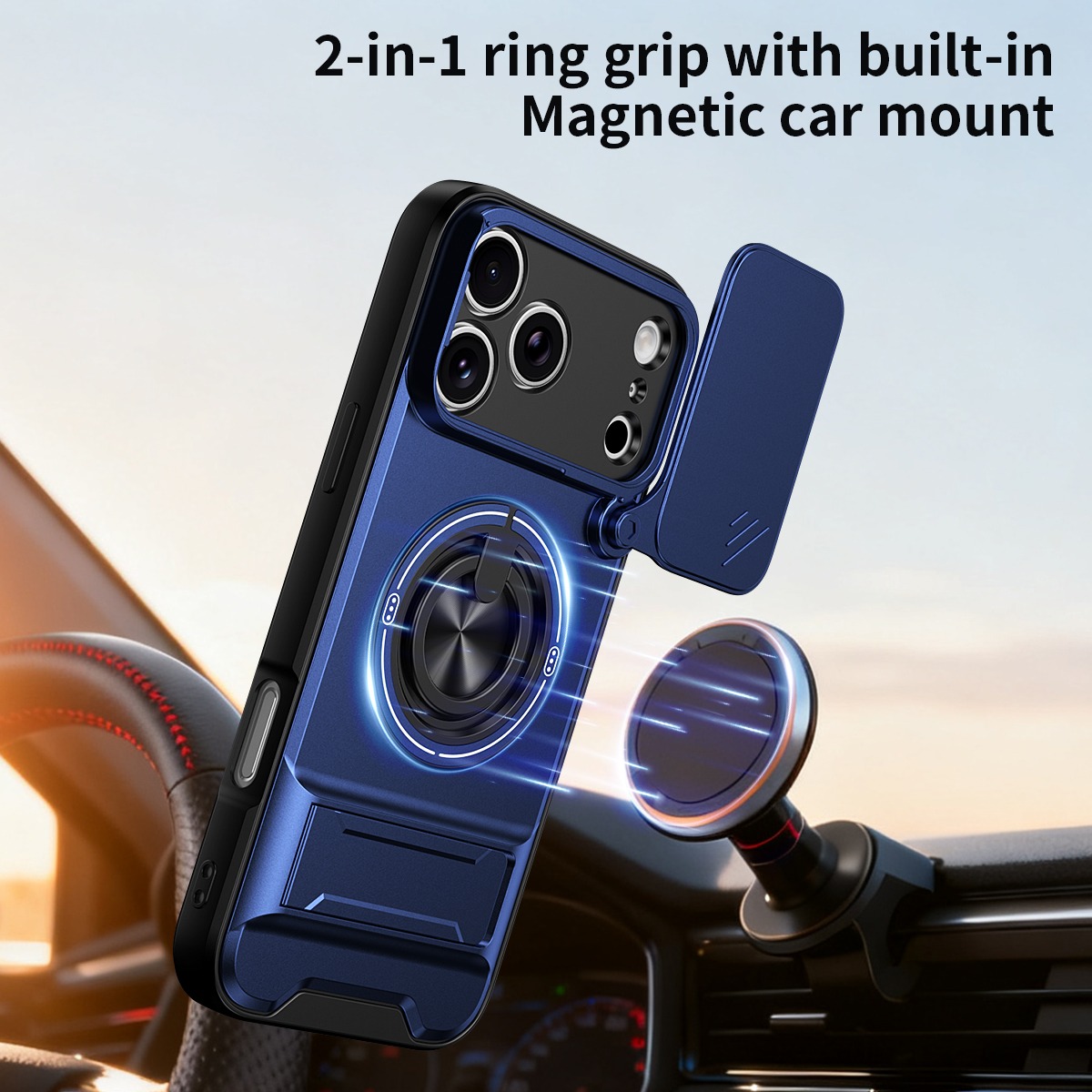 Casing Ponsel Mewah dengan Pen - Ring Stand Case ulasan dan harga