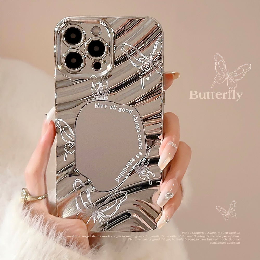 Casing Ponsel Cermin Rias Berl - Luxury Plating Case ulasan dan harga