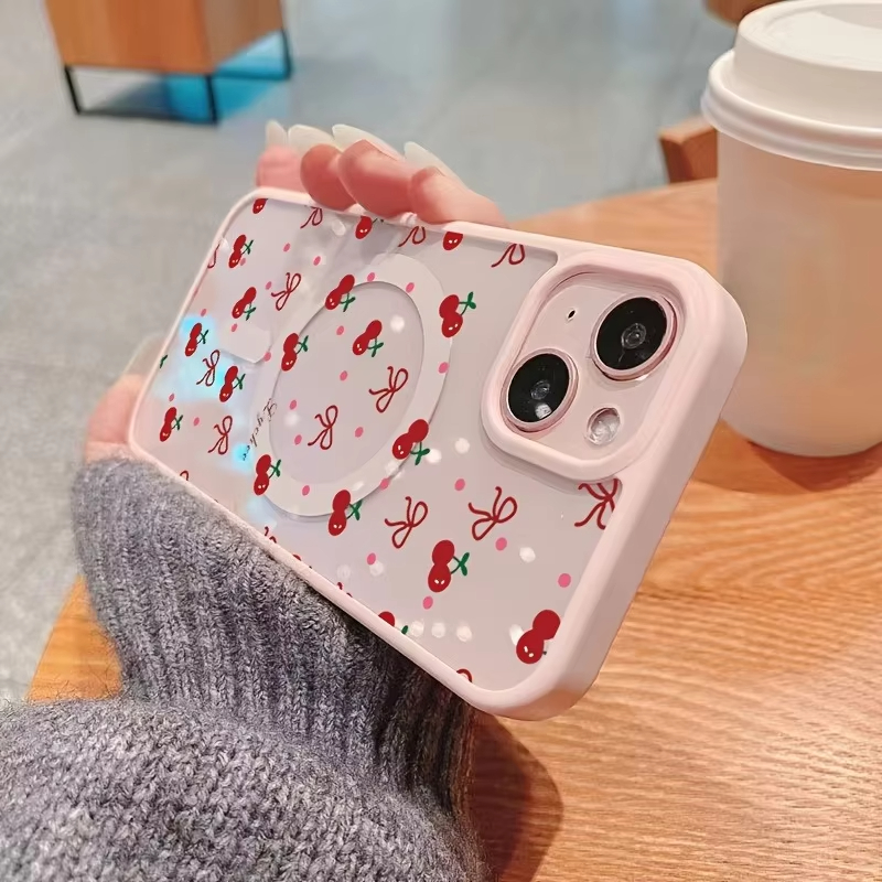 Casing Ponsel Magnetik Motif C - Phone Cases Cherry ulasan dan harga