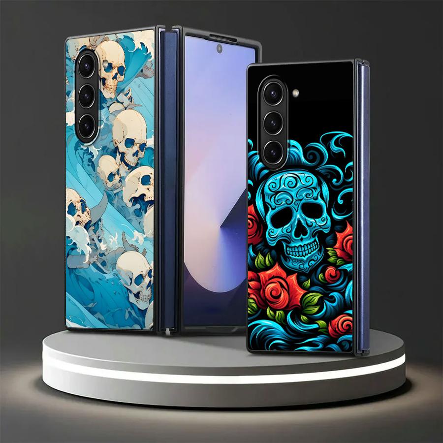 Casing Seni Tengkorak untuk Sa - Phone Cases Z Fold 4 ulasan dan harga
