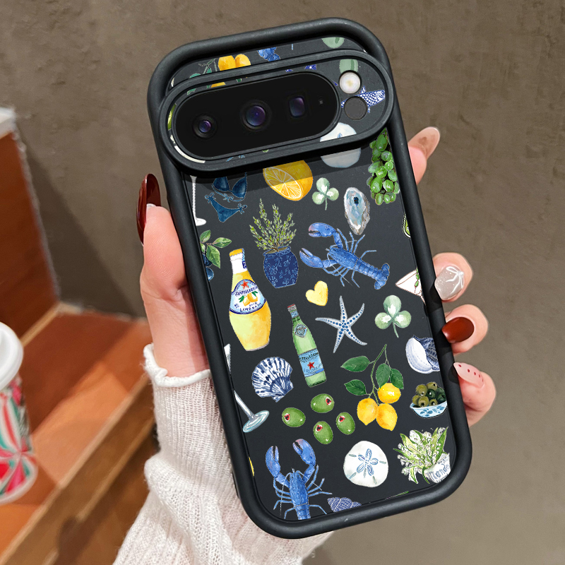 Casing Ponsel TPU Bermotif Pau - Google Pixel 8A ulasan dan harga
