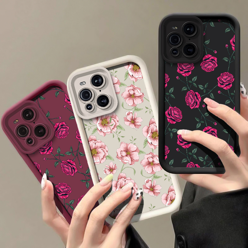 Casing Ponsel Bunga Silikon un - Phone Cases Oppo ulasan dan harga