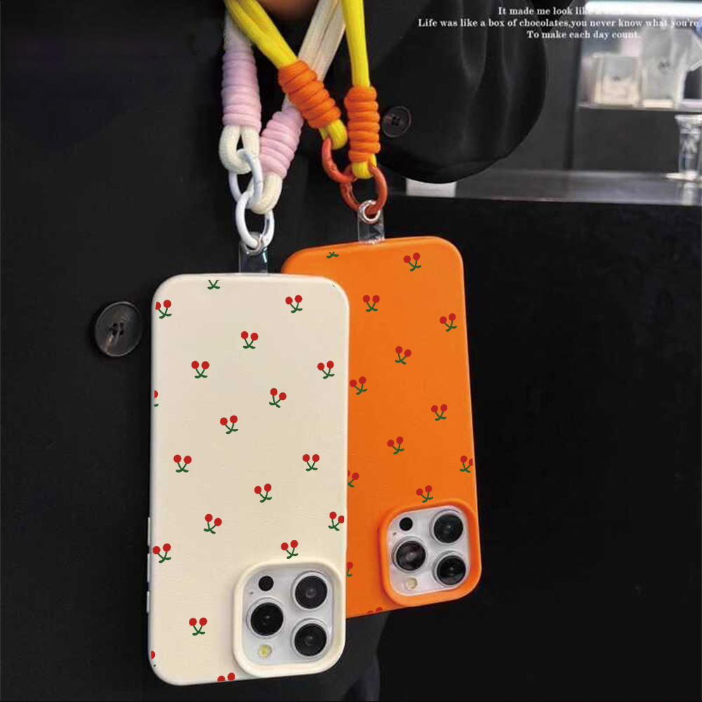Casing Ponsel Tali Silikon Mat - Phone Cases Cherry ulasan dan harga