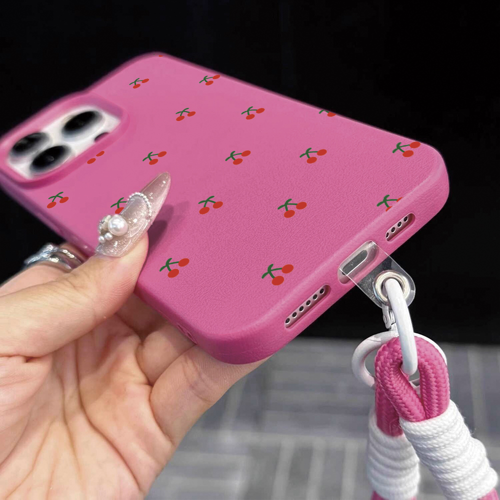 Casing Ponsel Tali Silikon Mat - Phone Cases Cherry ulasan dan harga