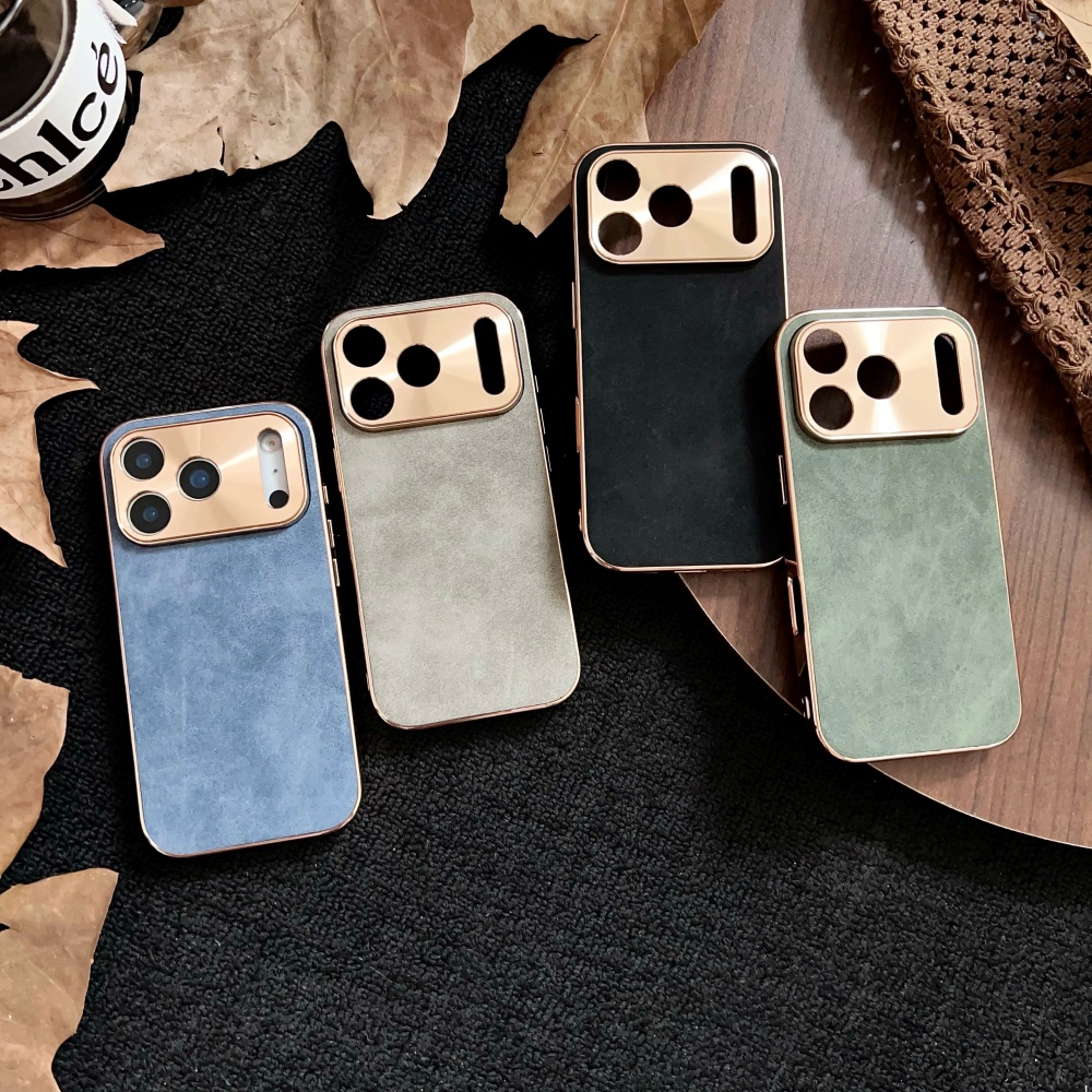 Casing Ponsel Kulit Domba Bisn - Luxury Plating Case ulasan dan harga