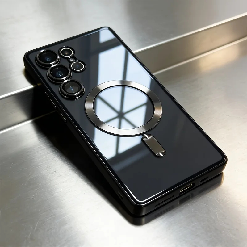 Casing Pengisi Daya Nirkabel M - Luxury Plating Case ulasan dan harga