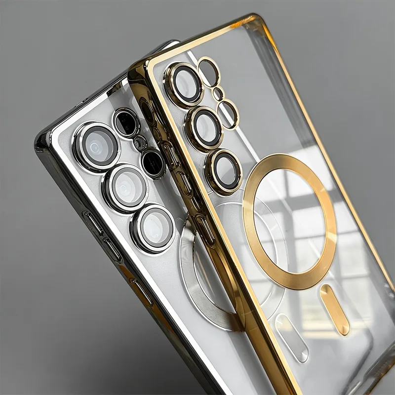Casing Pengisi Daya Nirkabel M - Luxury Plating Case ulasan dan harga