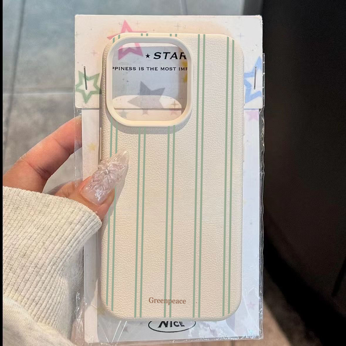 Casing Ponsel Pola Lichee Gari - Phone Cases Green ulasan dan harga