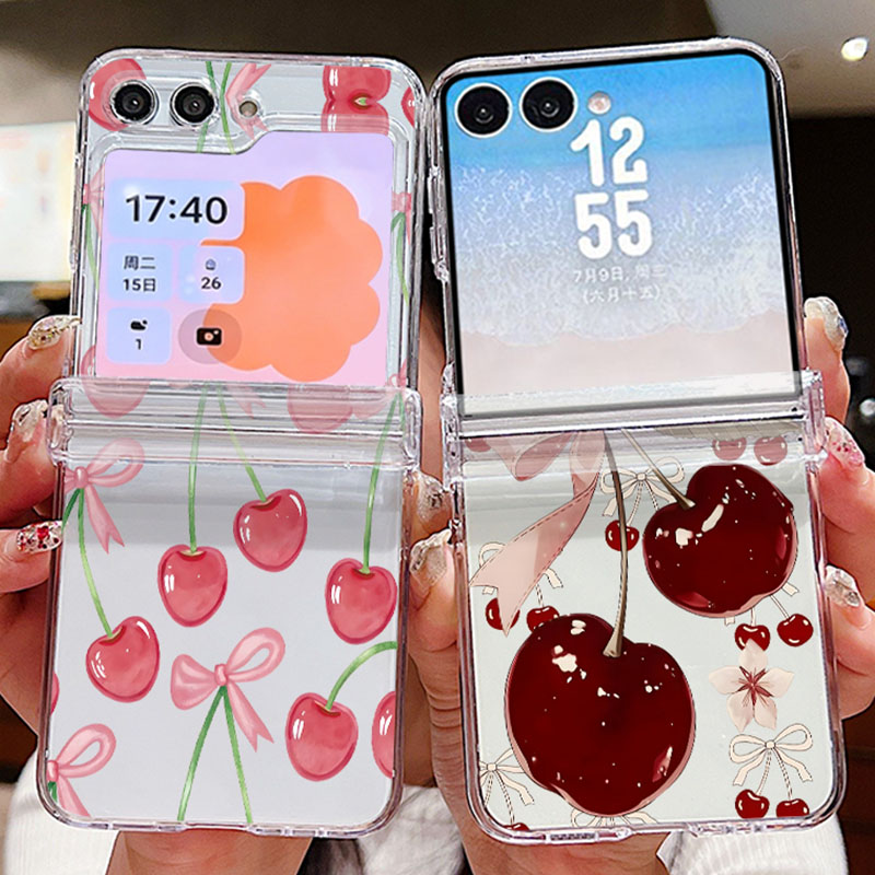 Casing Ponsel Lipat Pola Ceri  - Phone Cases Z Fold 4 ulasan dan harga