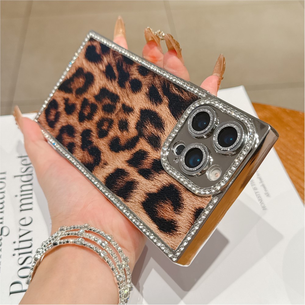 Casing Ponsel Pola Cetak Macan - Luxury Plating Case ulasan dan harga