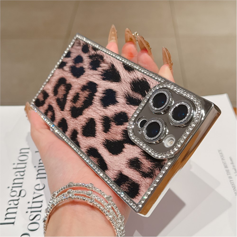 Casing Ponsel Pola Cetak Macan - Luxury Plating Case ulasan dan harga