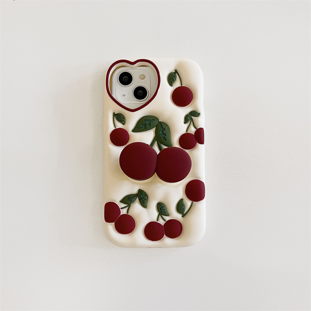 Casing Kartun Lucu 3D Cherry K - Phone Cases Dior ulasan dan harga
