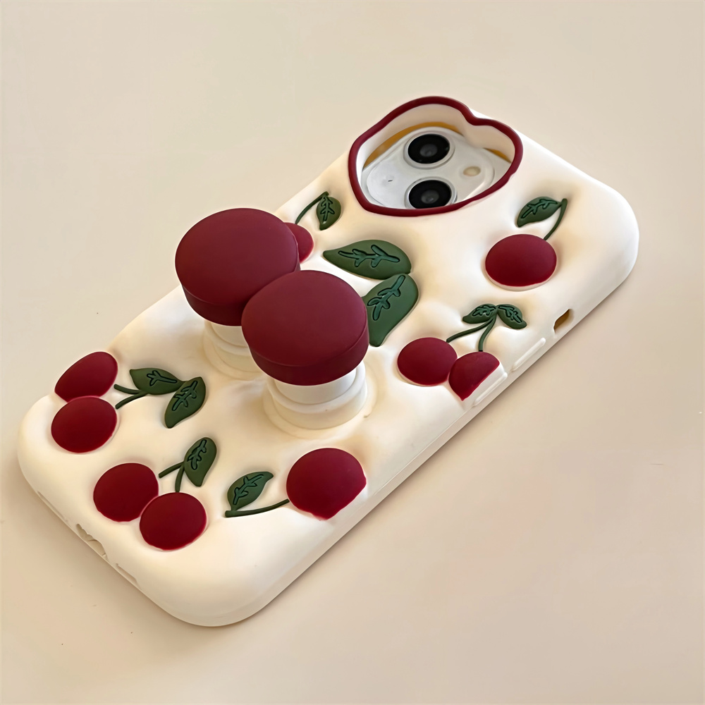 Casing Kartun Lucu 3D Cherry K - Phone Cases Dior ulasan dan harga
