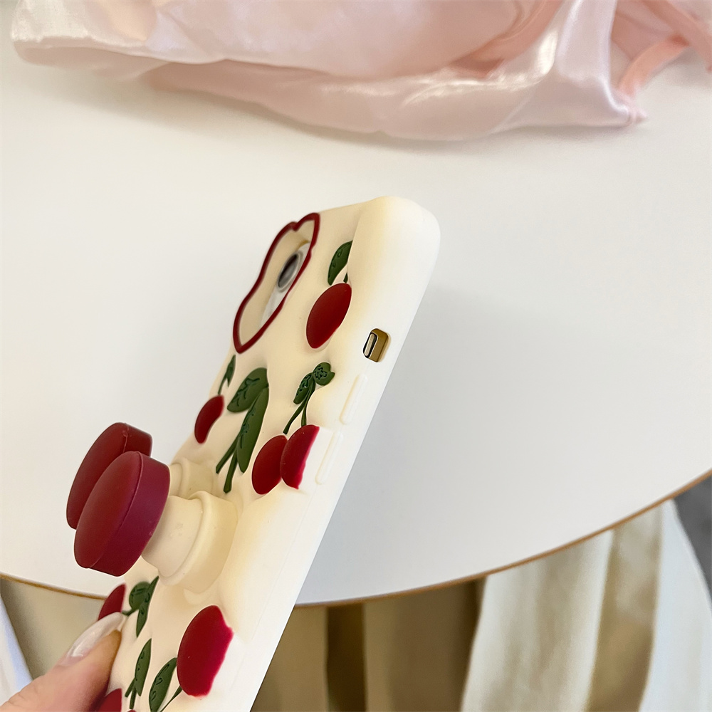 Casing Kartun Lucu 3D Cherry K - Phone Cases Dior ulasan dan harga