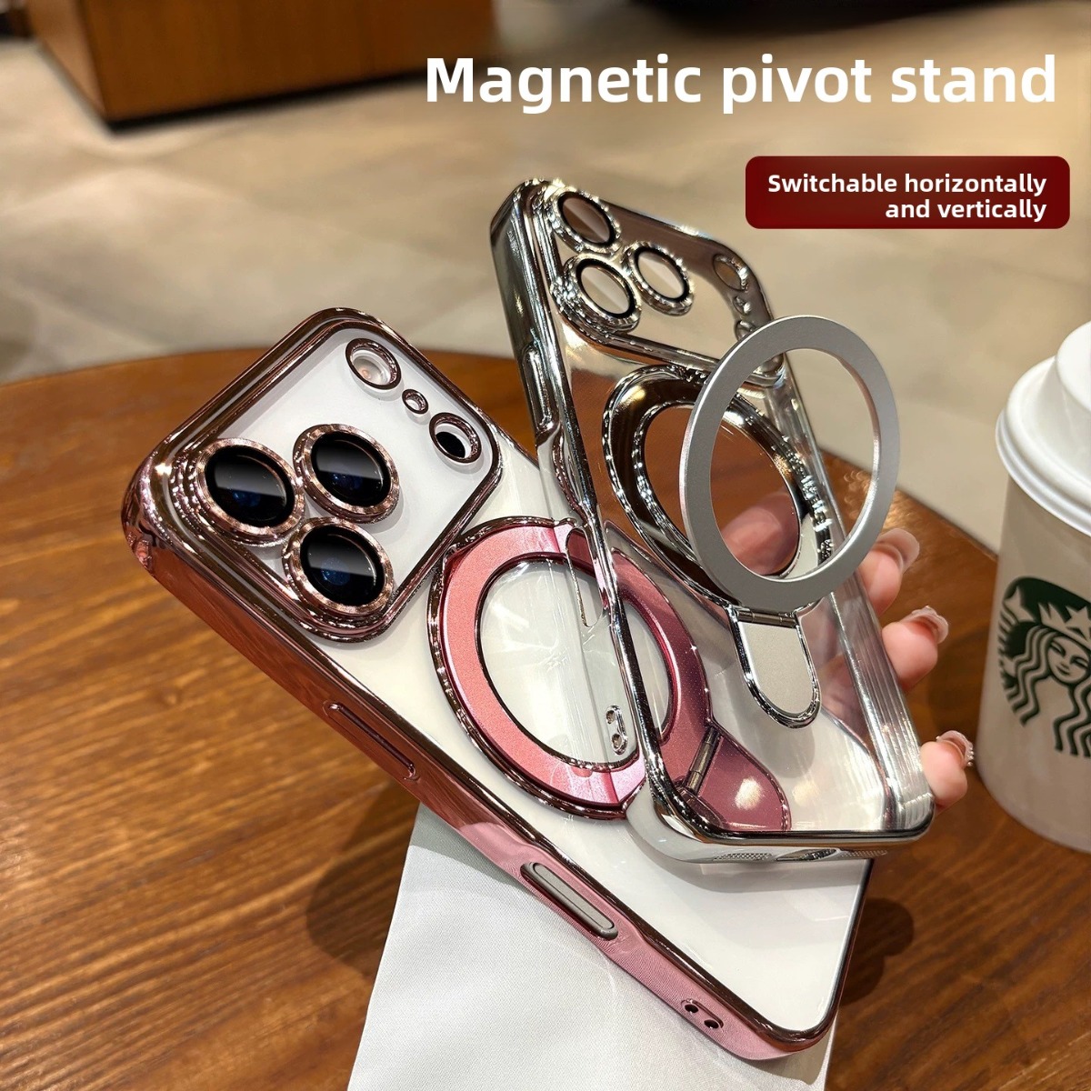 Casing Ponsel Magnetik Magsafe - Ring Stand Case ulasan dan harga